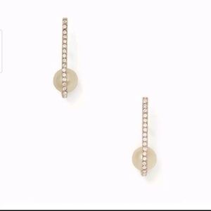 NWT Kate Spade Shine On Pearl Cuff Earrings